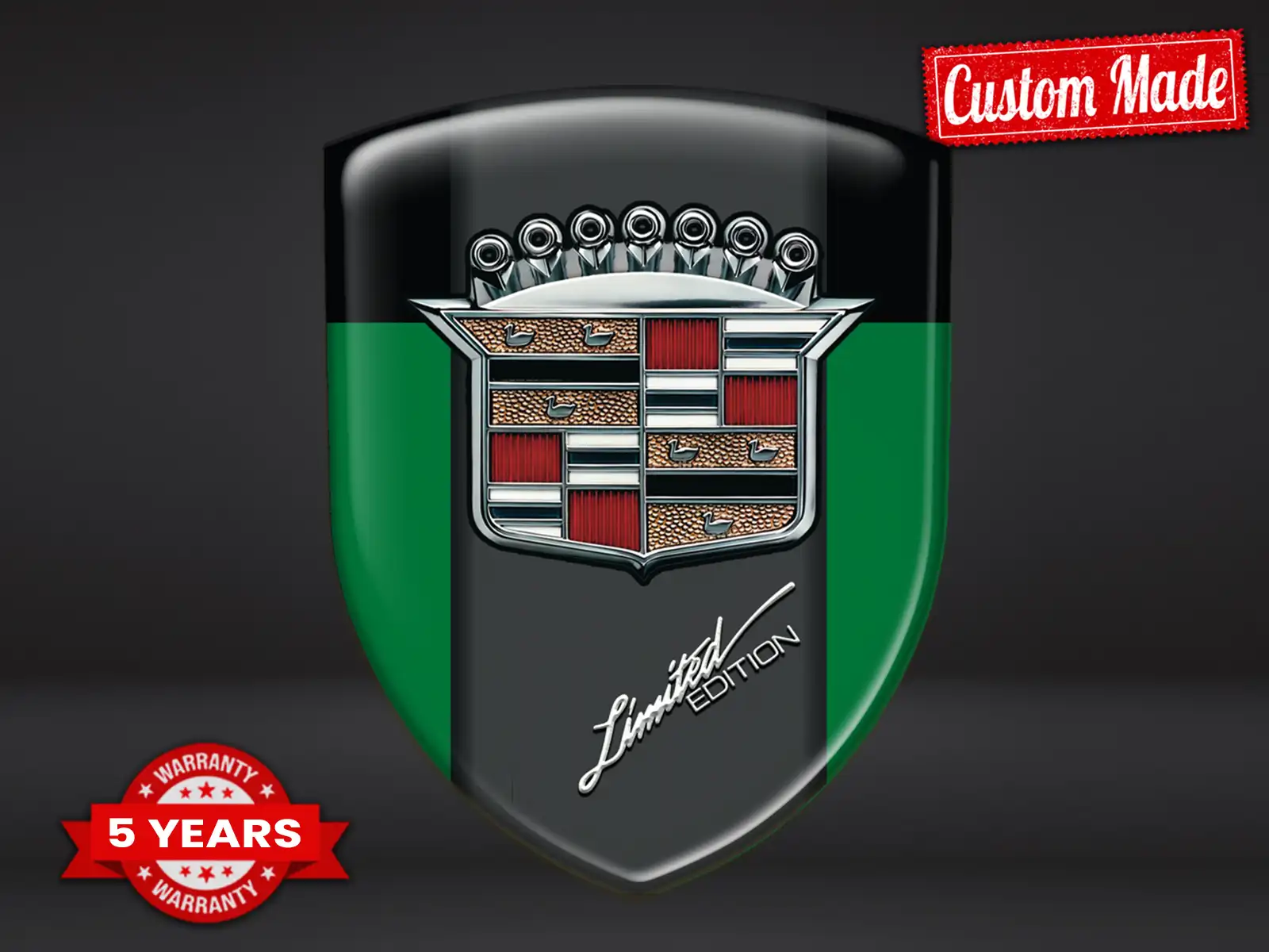 Cadillac Harz Emblem Drift Edition Premium Autoaufkleber